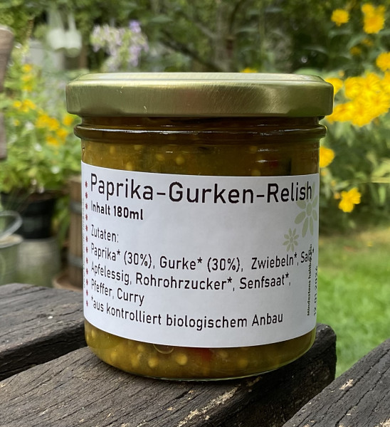 Paprika-Gurken-Relish