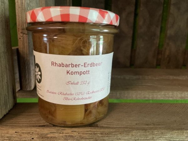Rhabarber-Erdbeer-Kompott