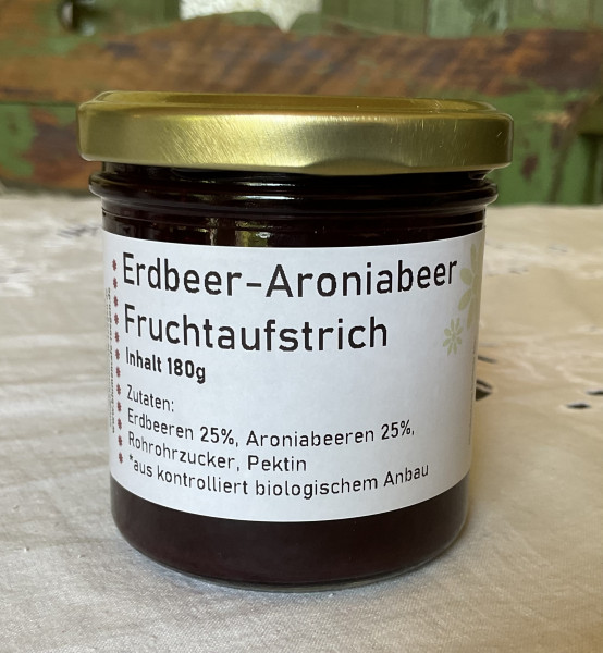 Erdbeer-Aroniabeeren Fruchtaufstrich